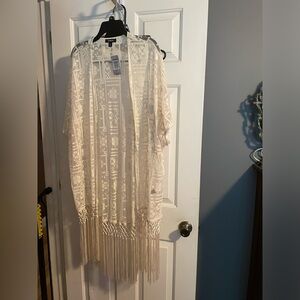 Torrid fringe kimono